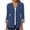 Navy, variant on fartey Womens Button Down Cardigan Coat Dressy 3/4 Sleeve Solid Color Kimono Tops Slim Fit Casual Beach Vacation Cover Ups Tshirts
