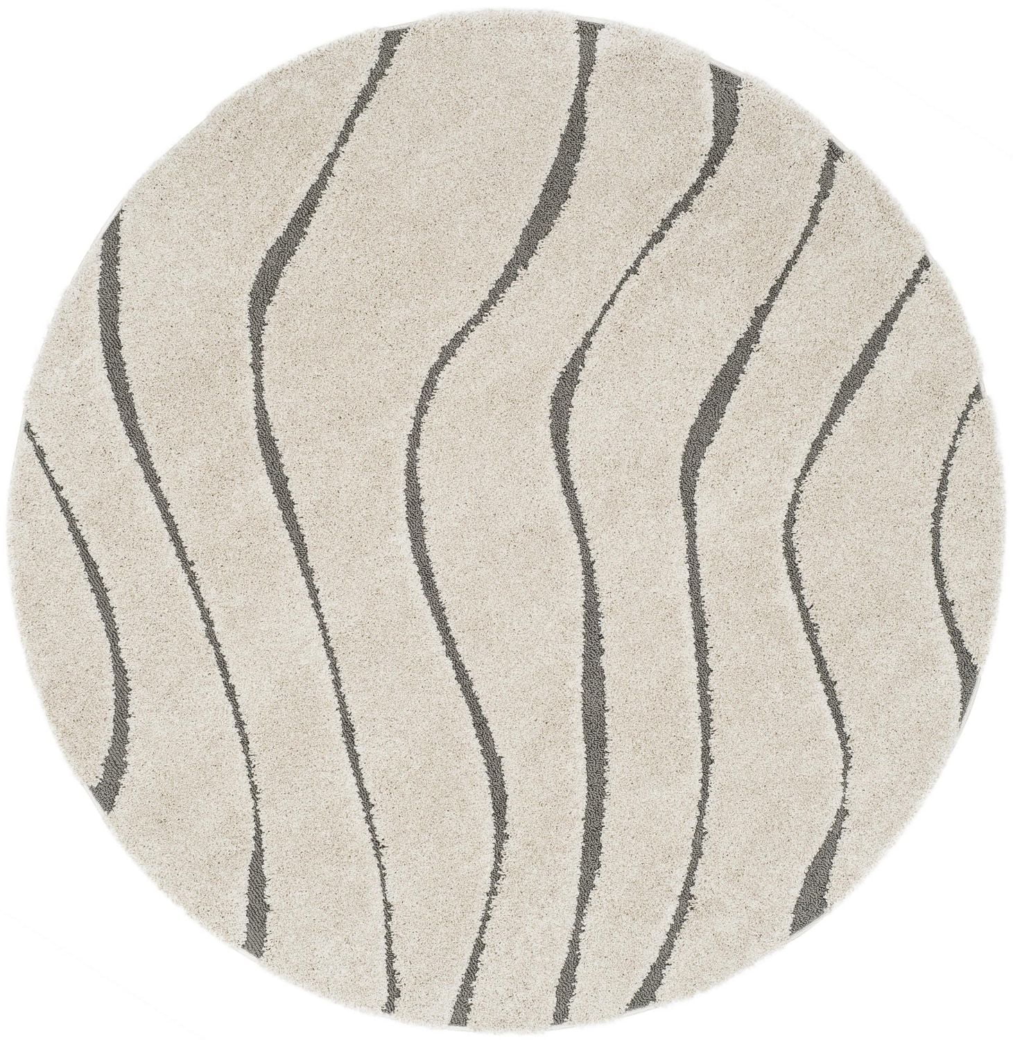 Safavieh Florida Tabitha Tapis Abstract, gris clair / bleu, 5'3" X 7'6"