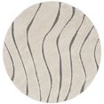 thumbnail image 3 of Safavieh Florida Tabitha Geometric Waves Shag Area Rug, Light Blue / Blue, 5'3" X 7'6", 3 of 4