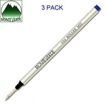 3 Pack - Monteverde® Rollerball to fit Montblanc® Rollerball Pens - Blue