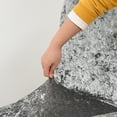 thumbnail image 4 of Rosnek Stretch Chair Slipcover Diamond Velvet High Back Dining Chair Cover, 1 Pc, 4 of 5