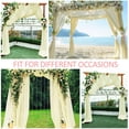 thumbnail image 6 of Wedding Arch Draping Fabric, Happiwiz 28" x 18 Ft Chiffon Fabric Drapery Wedding Ceremony Reception Swag Decorations (Ivory), 6 of 8