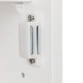 thumbnail image 6 of AsterOutdoor Single Door Mirror Cabinet - Wall Mounted Bathroom Medicine Cabinet with Storage Shelf, White Finish for Bathroom Organization, 6 of 7
