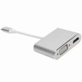 thumbnail image 1 of VGA VGA Adaptador Typec A Interfaz Multimedia de Mayor Definición Convertidor 4K para Pantalla Pequeña A Pantalla Grande Grey White, 1 of 7