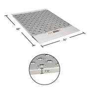 48 x 36 HD Ramps Punch Plate Shipping Container Ramps - 8,000 lb. Capacity
