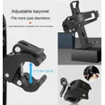 thumbnail image 2 of Universal Bottle Holder, Adjustable Fit, 360 Degree Rotation, Nylon, Black, 2 Pack, 2 of 3