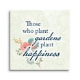 thumbnail image 1 of Plant Happiness Pink Green Floral 24 x 24 Glass Wall Hanging Sign, 1 of 4