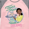 thumbnail image 3 of Disney Princess - Tianas Place - Toddler And Youth Girls Raglan Graphic T-Shirt, 3 of 5