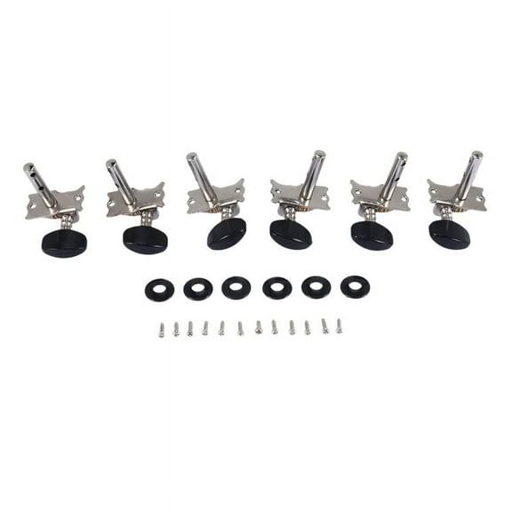 6Pcs 3R3L Guitar Tuning Pegs Open Machine Heads Acoustic Folk Guitar Tuning Peg Tuners Parts