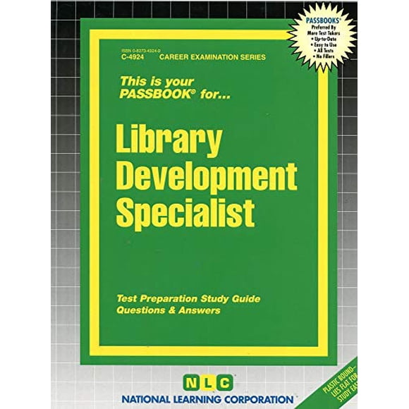 Library Development Specialist: Passbooks Study Guide (Career Examination Series)