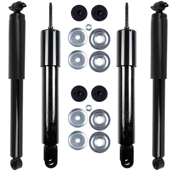 cciyu Front Rear struts Shock Absorbers Compatible for 2006-2010 for Hummer H3 555049 911527 555050 911528 Shocks Struts