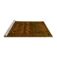 thumbnail image 2 of Ahgly Company Machine Washable Indoor Rectangle Persian Yellow Traditional Area Rugs, 4' x 6', 2 of 4