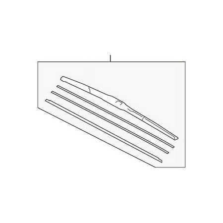 Genuine OE Toyota Windshield Wiper Blade (Right, Front) - 85212-06250