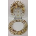 thumbnail image 3 of Popular Bath Jewel Shell Clear Round Resin Toilet Seat, 3 of 3