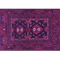 thumbnail image 1 of Ahgly Company Indoor Rectangle Persian Purple Traditional Area Rugs, 5' x 8', 1 of 4