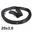 thumbnail image 2 of 20 Inch 20X3.0 Rubber Spare Inner Tube For Snowmobiles Bicycles Fat Bikes, 2 of 5