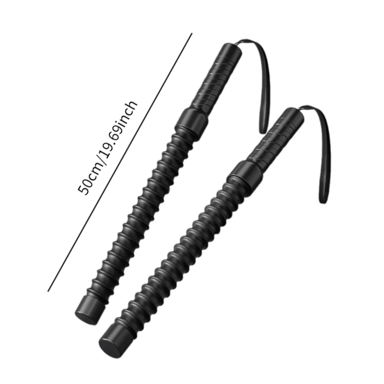 Ropes for Home Gym Muscle Building Strength Conditioning Exercise Portable Fitness Yoga Workout Cords Spring Sticks Throwing Rods 2PCS