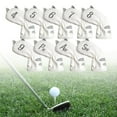 thumbnail image 4 of thinsony Couvre-Têtes de Golf Maillet Putter Professionnels Équipement d'Entraînement Extérieur 9 Pcs Fer Blanc, 4 of 5