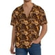 thumbnail image 1 of Balery Beautiful Ethnic African Women Camisa Casual de Manga Corta con Botones para Hombre, Texturizada, Estilo Cubano, para Playa, Verano-Large, 1 of 5