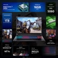 thumbnail image 2 of Laptop Gamer ACER Nitro V 16S NVIDIA GeForce RTX 5060 Intel Core 7 240H 16GB DDR5 1TB SSD 16" 180Hz W11 Teclado Ingles Gaming Intensivo y Edición de Video, 2 of 5