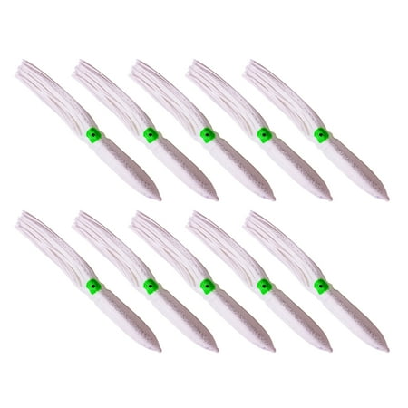 10Pcs 8cm Octopuses Soft Fishing Lure Octopuses Squid Soft Baits Skirted Squid Jigging Sea Fishing Baits Easy to Use