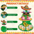 thumbnail image 4 of Fiesta Mexican Decorations,2Pcs Cupcake Stands for Mexican Fiesta ,Cupcake Topper Taco Cupcake Holder, 4 of 6