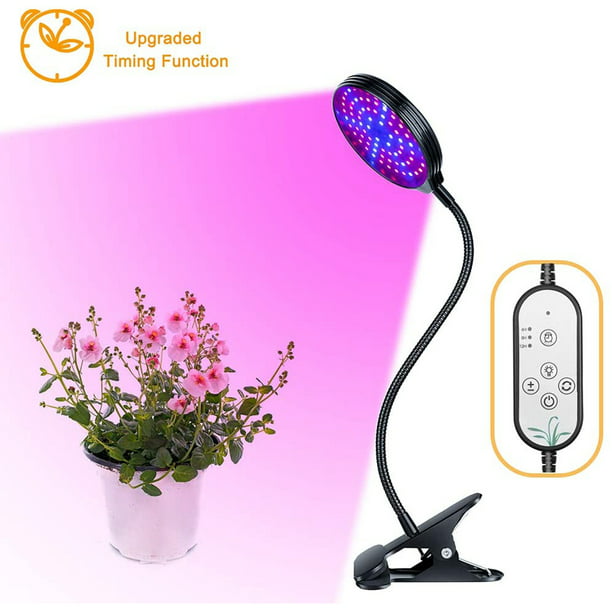 Grow Light, Adjustable LED Grow USB Rechargeable Remote Control Plant Growth Light, Led Plant Light for Living Room Office Indoor - Walmart.com