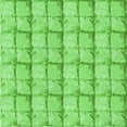 thumbnail image 1 of Ahgly Company Indoor Square Patterned Emerald Green Area Rugs, 7' Square, 1 of 6