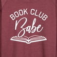 thumbnail image 3 of Instant Message - Book Club Babe - Women's Lightweight French Terry Long Sleeve Shirt, 3 of 6