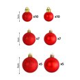 thumbnail image 3 of CSChome Christmas Ball Set 44Pcs Unbreakable Colorful Christmas Ball Pendant Set for Festive Party Decoration, 3 of 7