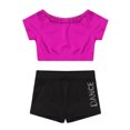 thumbnail image 4 of iEFiEL Kids Girls Stretchy Tankini Outfit Tank Top with Bottoms Set for Ballet Dance Gym Workout, 4 of 7