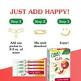 thumbnail image 4 of True Lemon Kids Crisp Apple Drink Mix, Low Sugar, No Artificial Sweeteners, 10 Count, 4 of 11