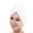 White, variant on Farfi Hair Turban Breathable Strong Absorbent Microfiber Hair Drying Towel for Bathroom (White)