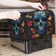 thumbnail image 7 of Uemuo Butterfly Flower Skull A Print Toaster Cover 4 Slice, Small Kitchen Appliance Covers, Toaster Oven Cover with Loop, Bread Machine Cover Dust Cover Protection, 7 of 7
