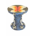 thumbnail image 2 of 3pc Blue Butterfly Table and Chair Novelty Garden Patio Furniture Set 27.5", 2 of 3
