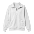 thumbnail image 5 of hoksml Women's Collared Button Front Sweatshirt, Oversized Long Sleeve Pullover Top with Pockets for Everyday Comfort, 5 of 8