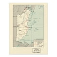 thumbnail image 7 of HISTORIX Vintage 1965 British Honduras Map Print - Vintage Road Map of Belize Poster - Old Railroad Map of British Honduras Wall Art Print, 7 of 7