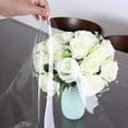 thumbnail image 3 of Nvzi Clear Vinyl Tablecloth Protector Waterproof/Oil-Proof Plastic Square Transparent Sheet Table Cover 31X51 Inch, 3 of 5