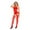 Red, variant on Womens Halter Fishnet Bodystocking Bodysuit Babydoll Lingerie Mesh Chemise Nightwear Lace Lingerie