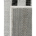 thumbnail image 6 of Unique Loom Outdoor Modern Collection Area Rug - Achromatic (7' 10" x 10' Rectangle White and Black), 6 of 6