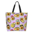 thumbnail image 1 of Disketp Cartoon Avocados Bolsa Tote Estampada para Mujer, Bolso de Hombro y de Mano para Compras y Viajes, 1 of 8
