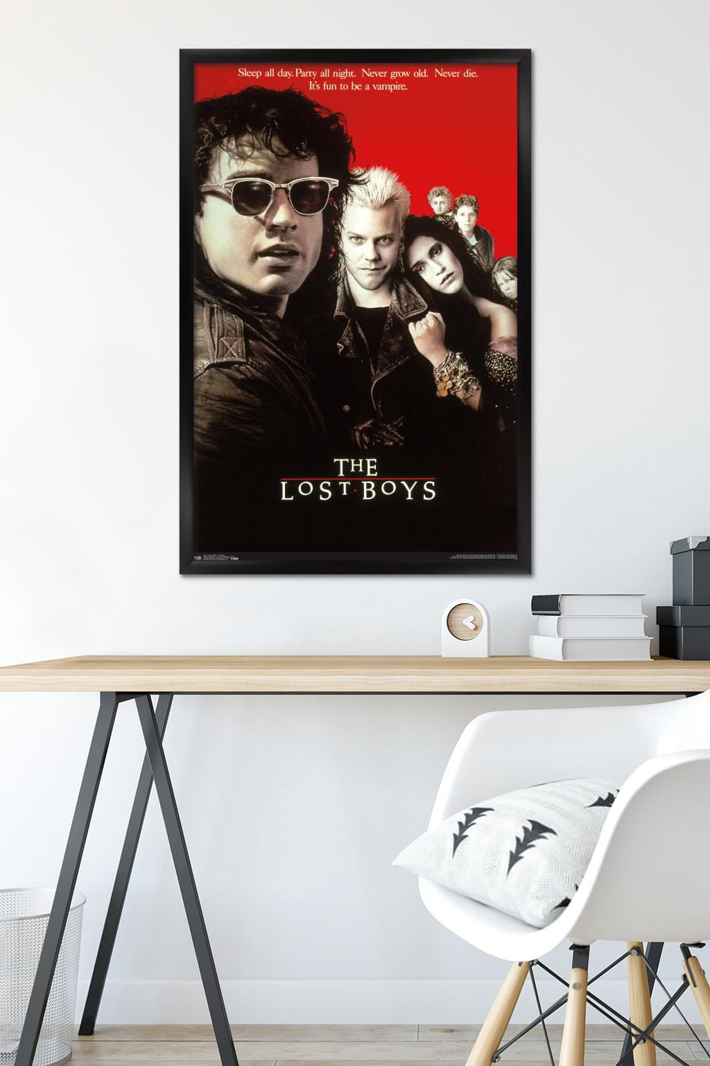 The Lost Boys - One Sheet Wall Poster, 22.375" x 34", Framed
