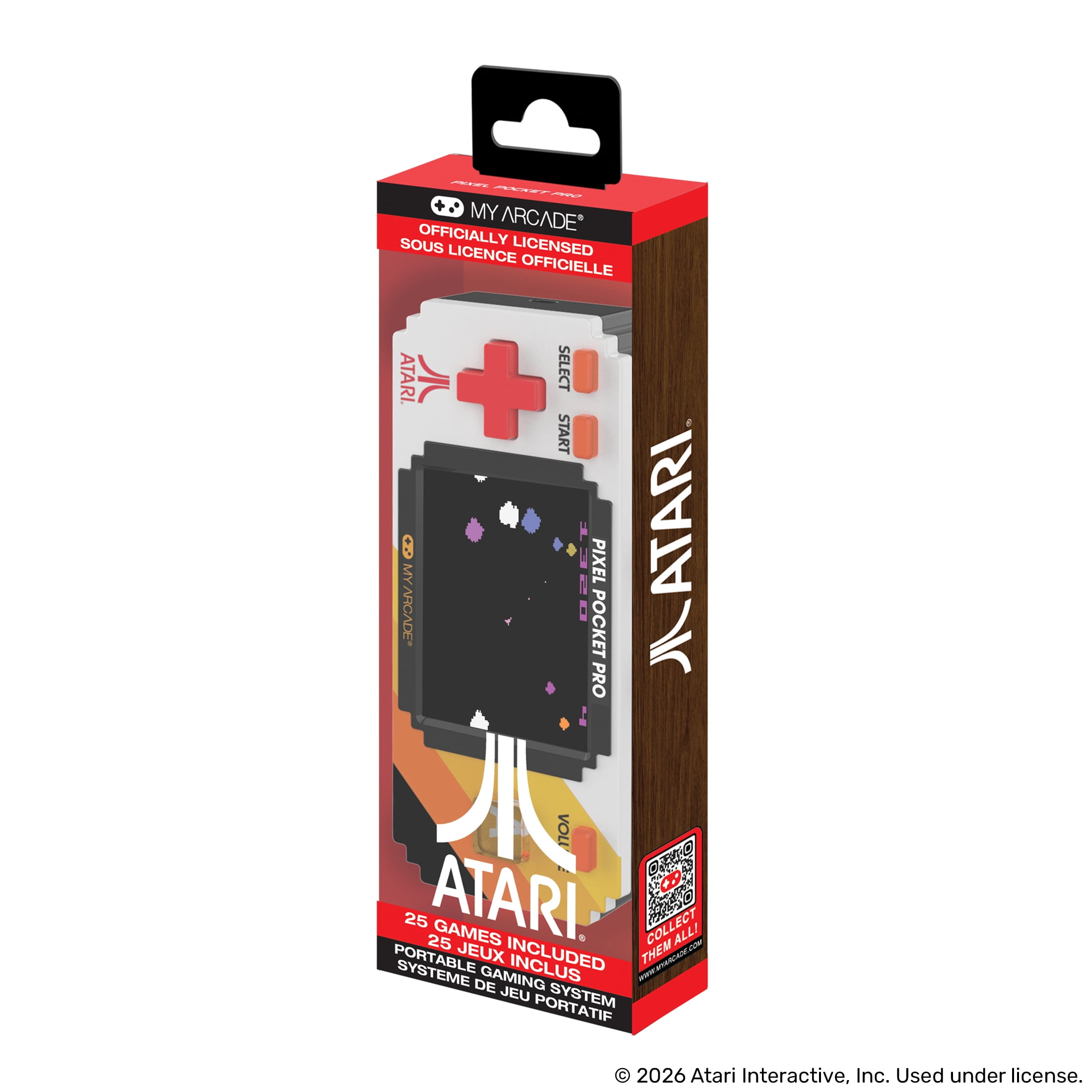 My Arcade - DGUNL-7134 Atari Pixel Pocket Pro Portable Handheld Gaming System