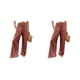 thumbnail image 2 of Pantalones de verano Sonducket para mujer - Color sólido - Naranja Rojo - S, 2 of 6
