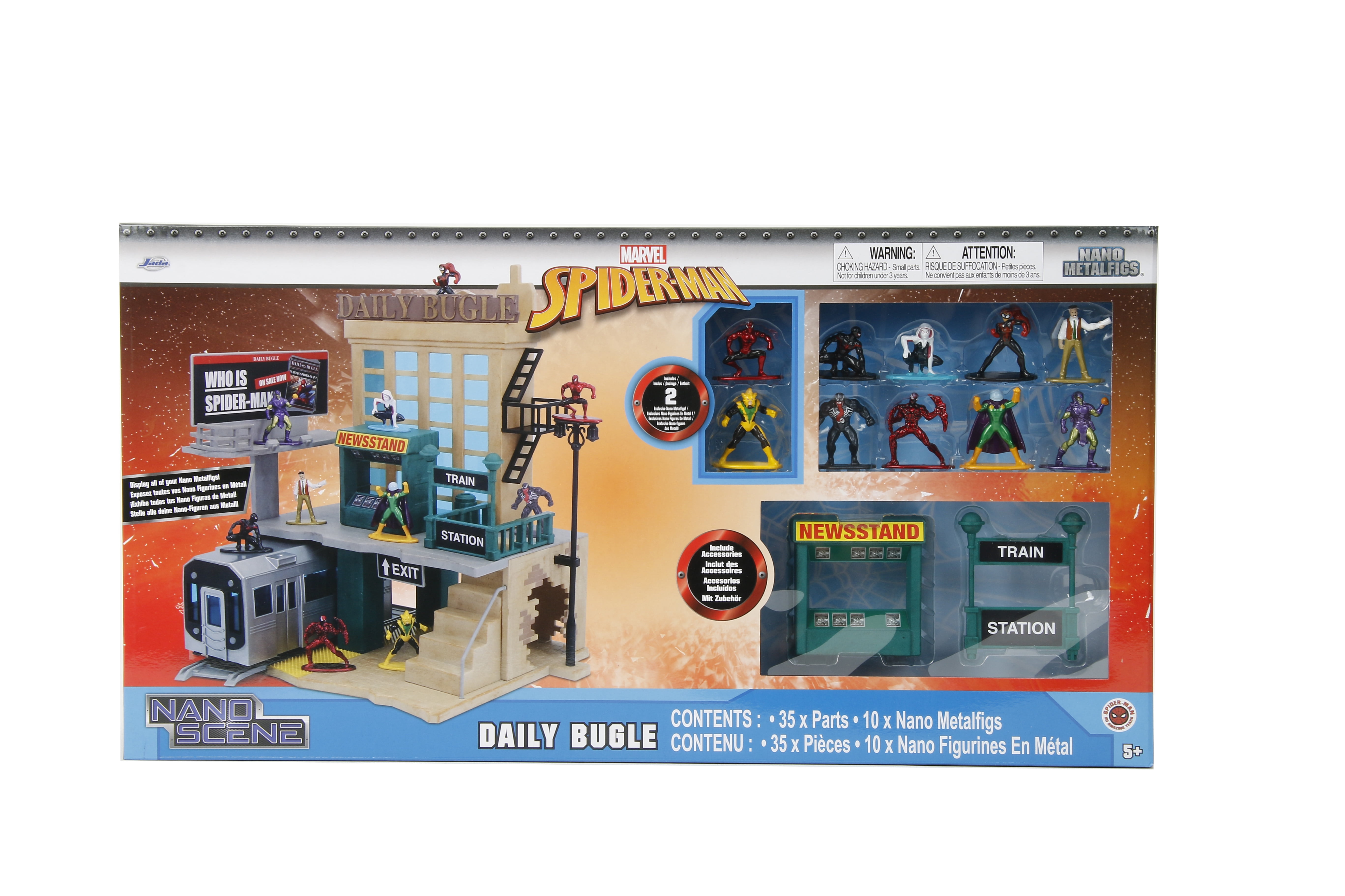 Buy Marvel SpiderMan Daily Bugle Nano Scene & 10 1.65 DieCast