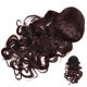 thumbnail image 4 of Peluca larga ondulada para mujeres negras: Peluca sintética encantadora con raya al medio y rizada, cabello natural resistente al calor para uso diario en fiestas., 4 of 7