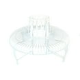 thumbnail image 2 of White Tree Wrap Garden Bench Semi-Circle, 2 of 5
