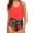 Light red, variant on Herrnalise Girl 2 Piece Swimsuit Floral PrintRuffle Split Swimwear Bikini Bathing Suit Swimming Set