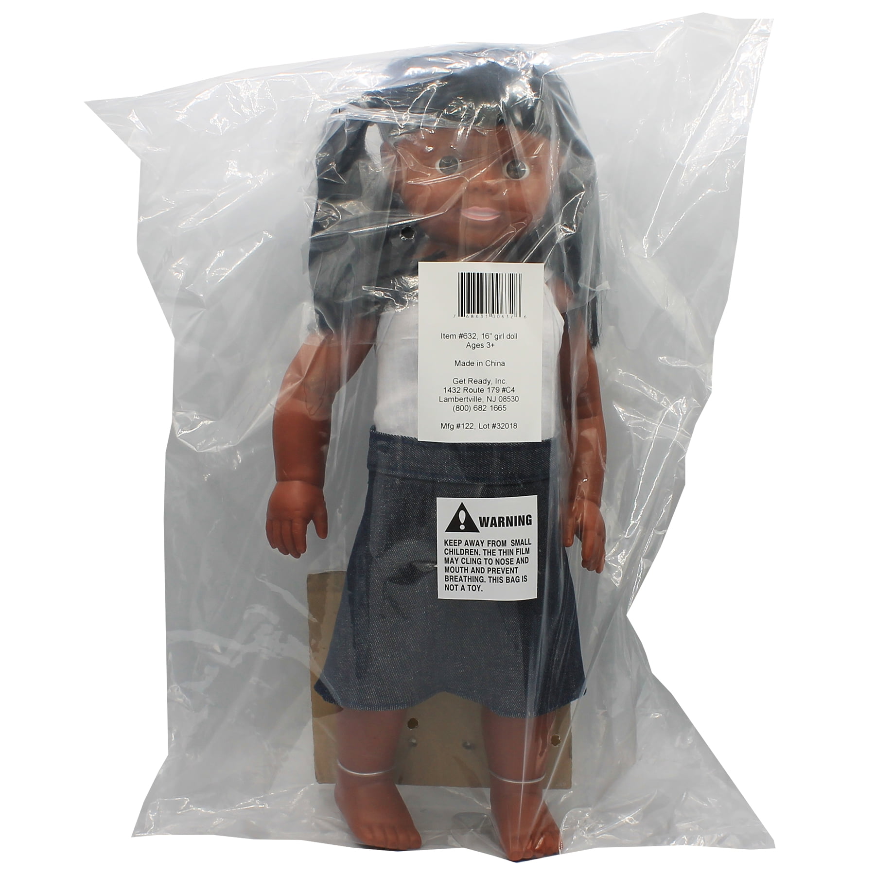 Get Ready Kids Multicultural Doll, African American Girl