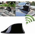 thumbnail image 1 of Universal Shark Fin Car Antenna - FM Radio Antenna with Waterproof Adhesive Base (Black), 1 of 5